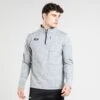 Men's Myles Fleece Half Zip Top Grey