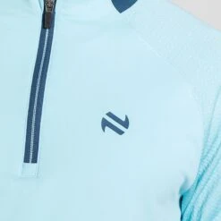 O'Neills Men's Adapt Brushed Half Zip Top Blue / Marine -underwear Zone 4t5a9824