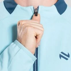 O'Neills Men's Adapt Brushed Half Zip Top Blue / Marine -underwear Zone 4t5a9826