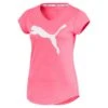 Puma Women's Heather Cat T-Shirt Bubblegum Heather