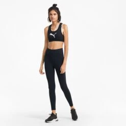 Puma Women's Mid Impact 4Keeps Training Bra Puma Black -underwear Zone 520304 51 mod03