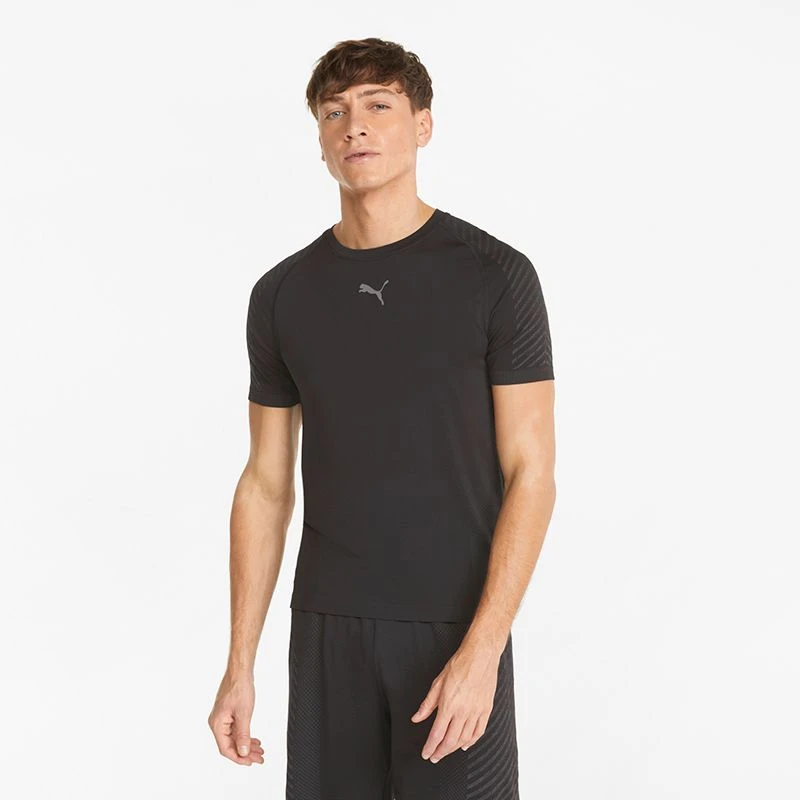Puma Men's Formknit Seamless Training T-Shirt Black 1 Puma Men's Formknit Seamless Training T-Shirt Black