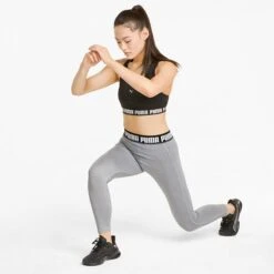 Puma Women's Strong High Waisted Training Leggings Griffin Heather -underwear Zone 521601 07 mod03 1