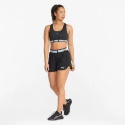 Puma Women's Strong 3" Training Shorts Black -underwear Zone 521806 01 mod03