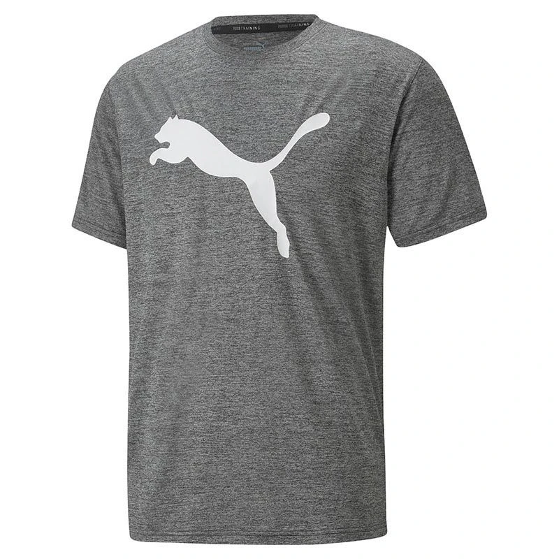 Puma Men's Favourite Heather Cat Training T-Shirt Black Heather 1 Puma Men's Favourite Heather Cat Training T-Shirt Black Heather
