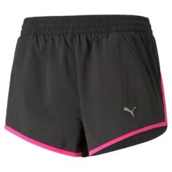 Puma Women's Run Favourite Velocity 3 Inch Shorts Black / Ravish -underwear Zone 523178 51