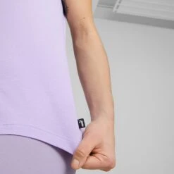 Puma Women's Essentials Logo T-Shirt Cornflower Blue -underwear Zone 586775 70 mod05