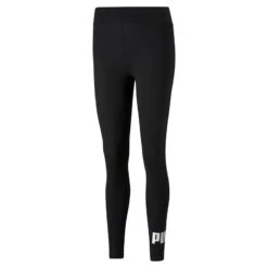Puma Women's Essentials Logo Leggings Black -underwear Zone 586832 01 1