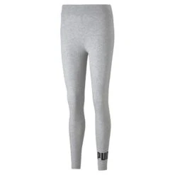 Puma Women's Essentials Logo Leggings Light Grey Heather