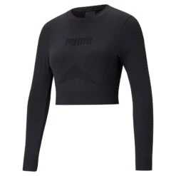 Puma Women's Evostripe Long Sleeve Training Top Puma Black -underwear Zone 586913 01