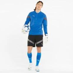 Puma Men's TeamFINAL Training Quarter Zip Top Electric Blue Lemonade / Smoked Pearl / Silver 8 Puma Men's TeamFINAL Training Quarter Zip Top Electric Blue Lemonade / Smoked Pearl / Silver -underwear Zone 657375 02 mod03