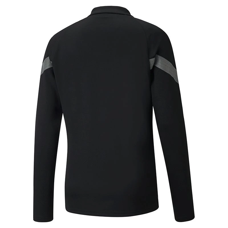 Puma Men's TeamFINAL Training Quarter Zip Top Black / Smoked Pearl / Silver 2 Puma Men's TeamFINAL Training Quarter Zip Top Black / Smoked Pearl / Silver - Image 2