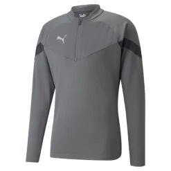 Puma Men's Training 1/4 Zip Top Smoked Pearl / Black / Silver