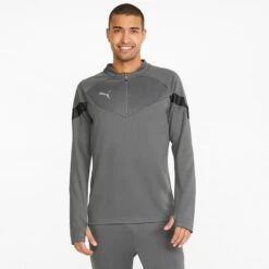 Puma Men's Training 1/4 Zip Top Smoked Pearl / Black / Silver 8 Puma Men's Training 1/4 Zip Top Smoked Pearl / Black / Silver -underwear Zone 657375 13 mod01