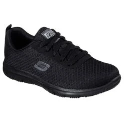 Skechers Women's Work Relaxed Fit: Ghenter - Bronaugh SR Black -underwear Zone 77210ec blk