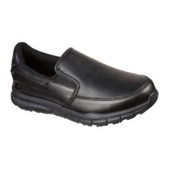 Skechers Women's Work Relaxed Fit: Nampa - Annod SR Slip-On Runners Black / Black -underwear Zone 77236ec blk large