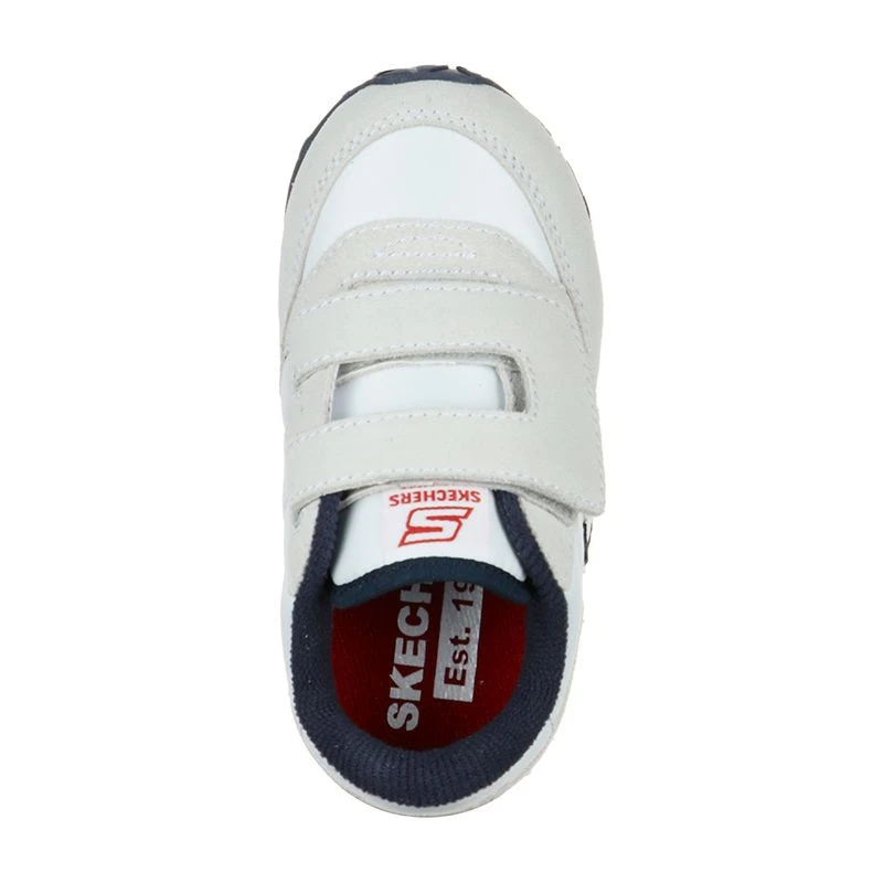 Skechers Kids' Retro Sneaks - Uvox Infant Runners White / Red / Navy 4 Skechers Kids' Retro Sneaks - Uvox Infant Runners White / Red / Navy - Image 4