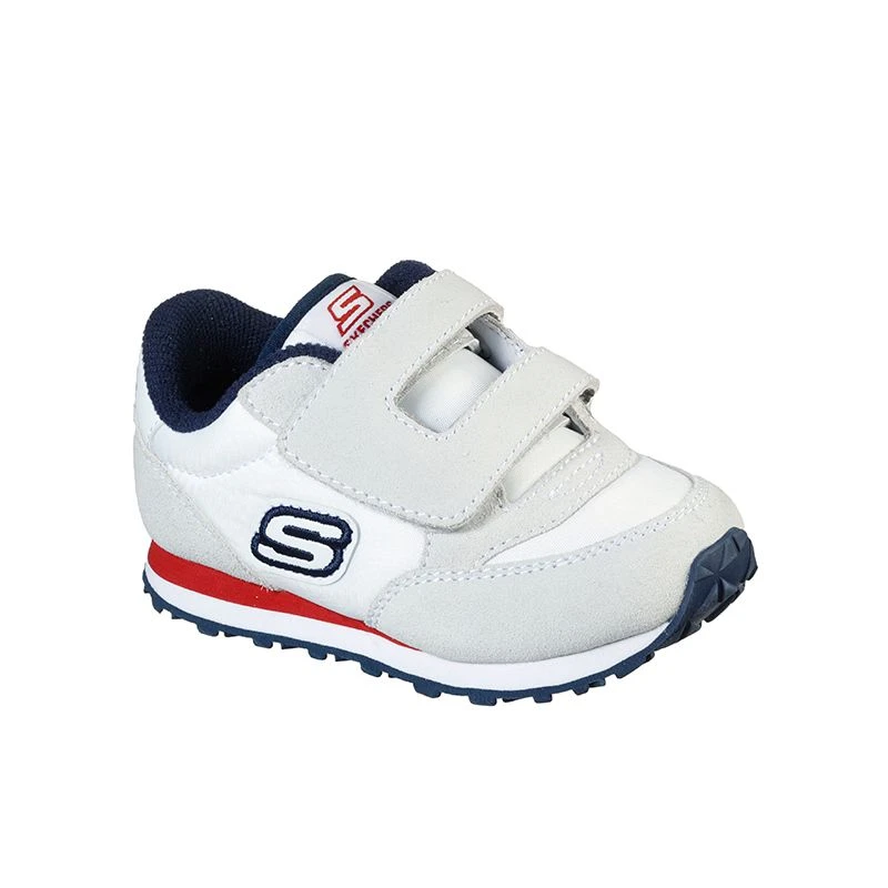 Skechers Kids' Retro Sneaks - Uvox Infant Runners White / Red / Navy 3 Skechers Kids' Retro Sneaks - Uvox Infant Runners White / Red / Navy - Image 3