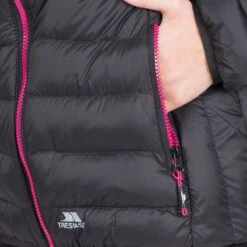 Trespass Women's Abigail Jacket Black / Cassis -underwear Zone abigail faclcatr0001 blk m06