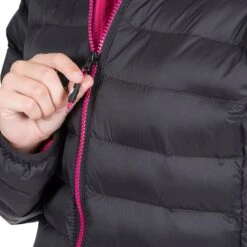 Trespass Women's Abigail Jacket Black / Cassis -underwear Zone abigail faclcatr0001 blk m07