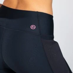 Women's Savannah 7/8 Leggings Black / Pink -underwear Zone am3a0069 4