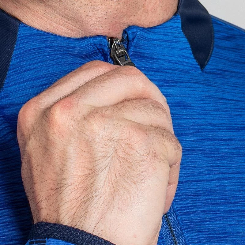 Men's Cody Half Zip Midlayer Top Royal / Marine 3 Men's Cody Half Zip Midlayer Top Royal / Marine - Image 3