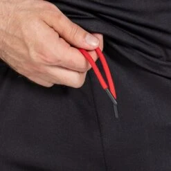 Men's Cody Brushed Skinny Tracksuit Bottoms Black / Red / Grey -underwear Zone am3a0111 1