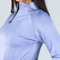 Women's Madison Brushed Half Zip Top Blue 10 Women's Madison Brushed Half Zip Top Blue -underwear Zone am3a0124