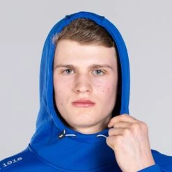 Men's Zack Fleece Pullover Hoodie Royal / Marine / Silver -underwear Zone am3a0268