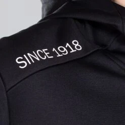 Men's Zack Fleece Pullover Hoodie Black / Dark Grey / Silver -underwear Zone am3a0272