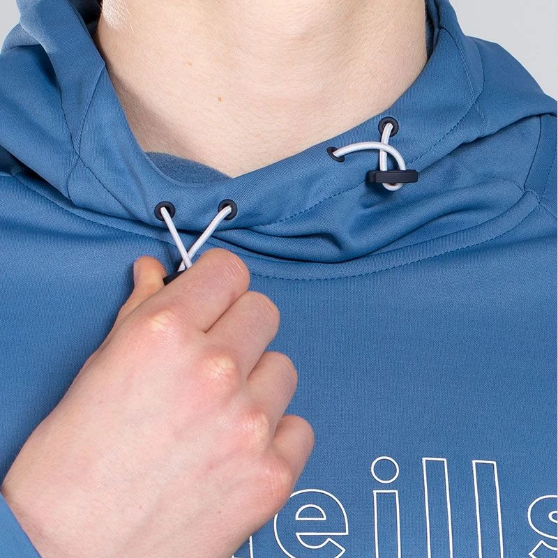 Men's Zack Fleece Pullover Hoodie Blue / Marine / Silver 5 Men's Zack Fleece Pullover Hoodie Blue / Marine / Silver - Image 5