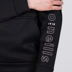 Men's Zack Half Zip Top Black / Silver -underwear Zone am3a0301