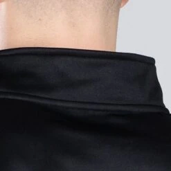 Men's Zack Half Zip Top Black / Silver -underwear Zone am3a0305