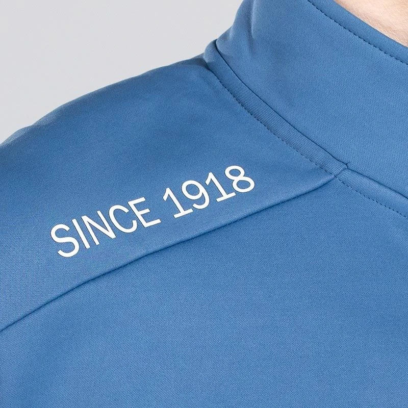 Men's Zack Technical Fleece Half Zip Top Blue / Silver 5 Men's Zack Technical Fleece Half Zip Top Blue / Silver - Image 5