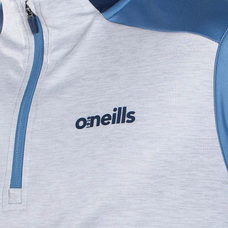 Men's Zack Half Zip Midlayer Top Silver / Blue / Marine 4 Men's Zack Half Zip Midlayer Top Silver / Blue / Marine - Image 4