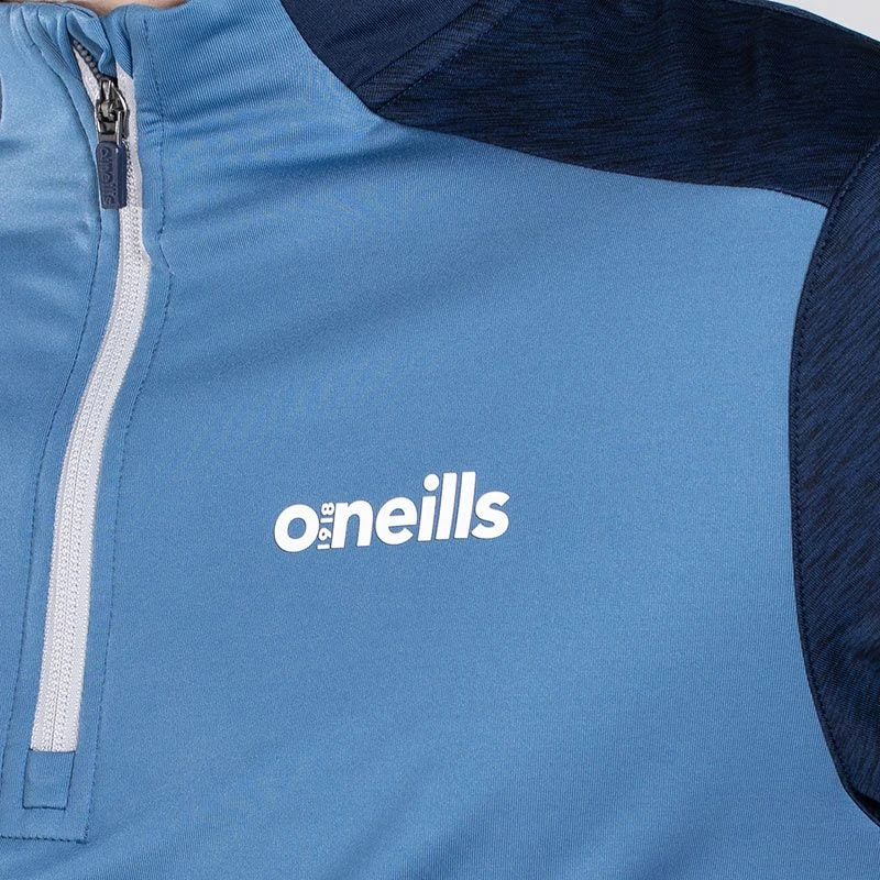 Men's Zack Brushed Half Zip Top Blue / Marine 4 Men's Zack Brushed Half Zip Top Blue / Marine - Image 4