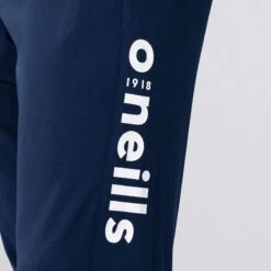 Men's Zack Brushed Skinny Tracksuit Bottoms Marine / Blue / Silver -underwear Zone am3a0340