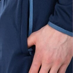 Men's Zack Brushed Skinny Tracksuit Bottoms Marine / Blue / Silver -underwear Zone am3a0343