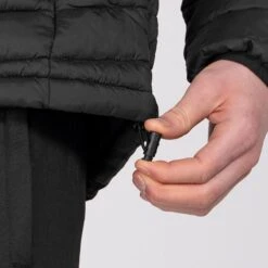 Men's Peru Hooded Padded Jacket Black -underwear Zone am3a0364