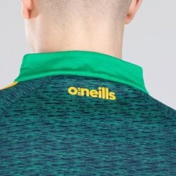 Men's Ohio Éire Brushed Half Zip Top Marine / Green / Amber -underwear Zone am3a0399