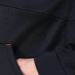 Men's Cody Hybrid Pullover Hoodie Black / Red / Grey -underwear Zone am3a0413