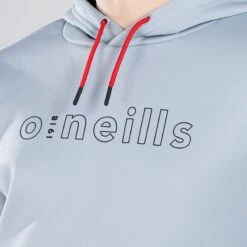 Men's Cody Hybrid Pullover Hoodie Grey / Black / Red -underwear Zone am3a0417