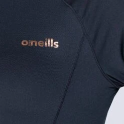 Women's Freya Half Zip Black / Rose Gold -underwear Zone am3a0716