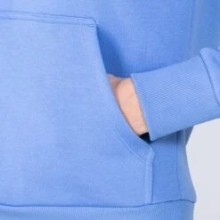 Women's Carrie Fleece Pullover Hoodie Blue / Marine / White -underwear Zone am3a0848