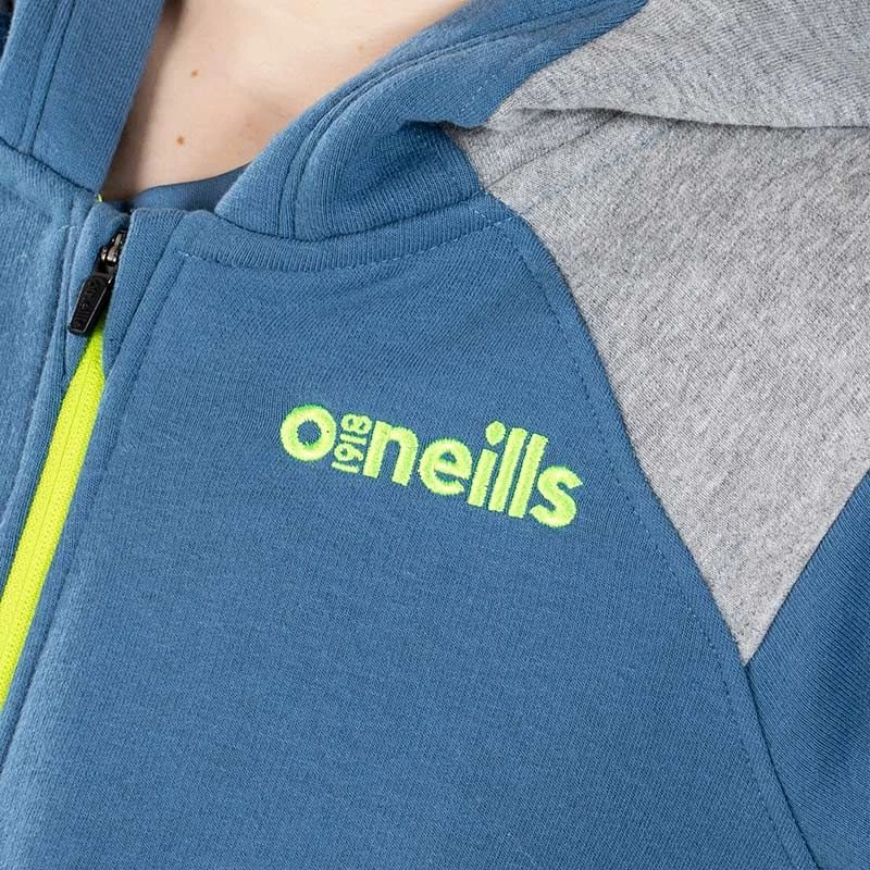 Kids' Daragh Full Zip Hoodie Blue / Grey / Marine 4 Kids' Daragh Full Zip Hoodie Blue / Grey / Marine - Image 4