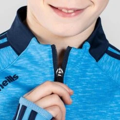 Kids' Ohio Brushed Half Zip Top Sky / Marine -underwear Zone am3a1557