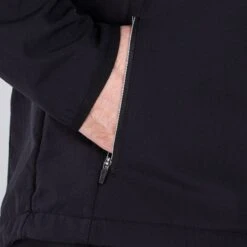 Men's Idaho Soft Shell Full Zip Jacket Black -underwear Zone am3a1624