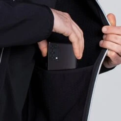 Men's Idaho Soft Shell Full Zip Jacket Black -underwear Zone am3a1627