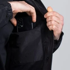 Men's Dalton Rain Jacket Black -underwear Zone am3a1634