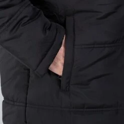 Men's Galaxy Hooded Sub Coat Black -underwear Zone am3a1653